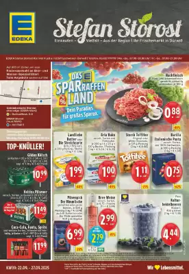 Edeka Prospekt (gültig bis 27-09)