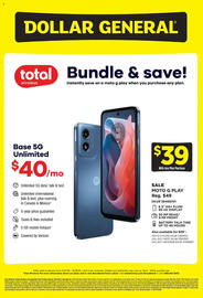 Dollar General weekly ad Page 1
