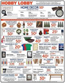 Hobby Lobby weekly ad week 39 Page 1