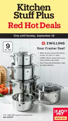 Kitchen Stuff Plus flyer