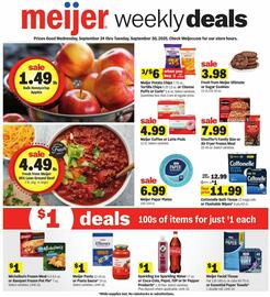 Meijer weekly ad week 39 Page 1