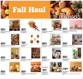 Michaels weekly ad week 39 Page 1