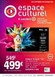 Catalogue E.Leclerc Espace Culturel page 1
