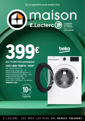 Catalogue E.Leclerc (valable jusqu'au 5-10)