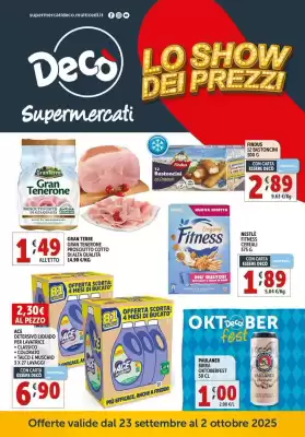 Volantino Deco Supermercati (valido fino al 2-10)