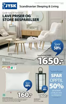 JYSK kundeavis (gyldig til 4-10)