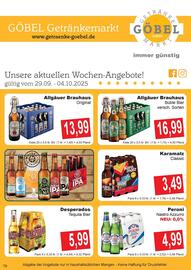 Getränke Göbel Prospekt woche 40 Seite 1