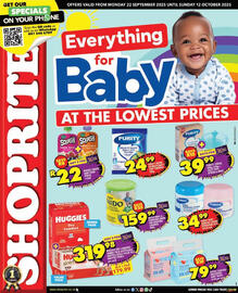 Shoprite catalogue Page 1