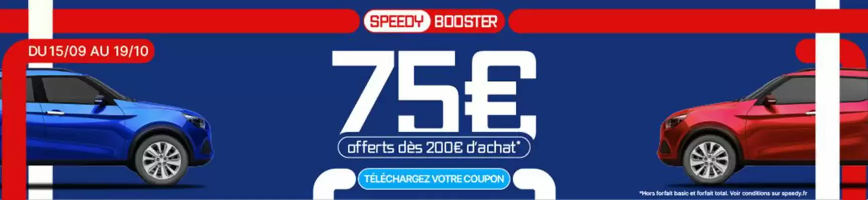 Catalogue Speedy (valable jusqu'au 19-10)