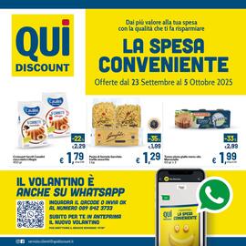 Volantino Qui Discount Pagina 1