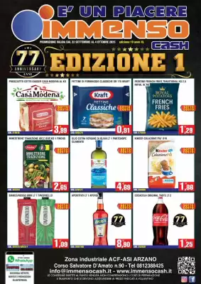 Volantino Immenso Cash (valido fino al 4-10)