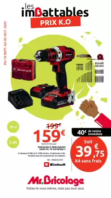 Catalogue Mr Bricolage (valable jusqu'au 5-10)