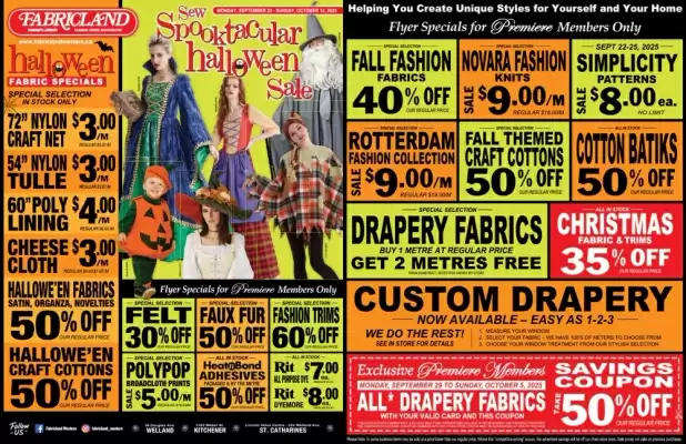 Fabricland flyer (valid until 30-09)