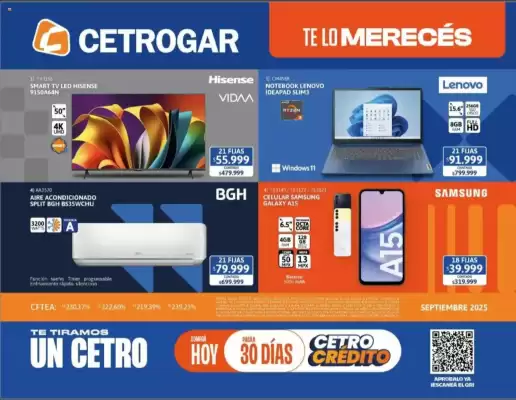 Catálogo Cetrogar (válido hasta 1-10)