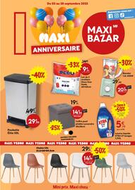 Catalogue Maxi Bazar semaine 39 page 1