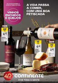 Folheto Continente | Vinhos, Enchidos e Queijos Página 1