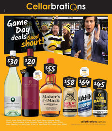 Cellarbrations catalogue Page 1