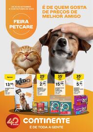 Folheto Continente | Feira Pet Care Página 1