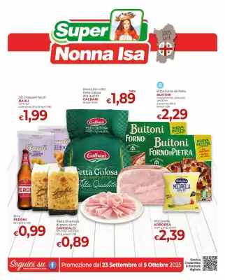Volantino Supermercati Nonna Isa (valido fino al 5-10)