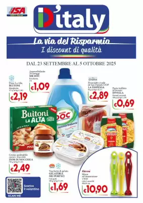 Volantino D'Italy (valido fino al 5-10)