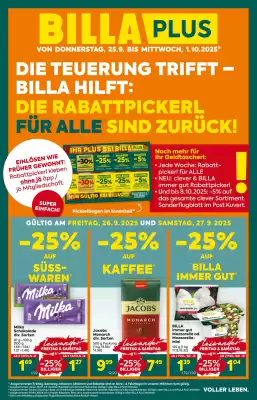 Billa Flugblatt (gültig bis 2-10)