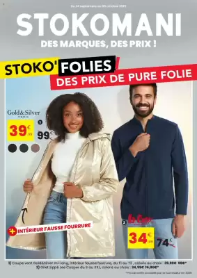 Catalogue Stokomani (valable jusqu'au 5-10)