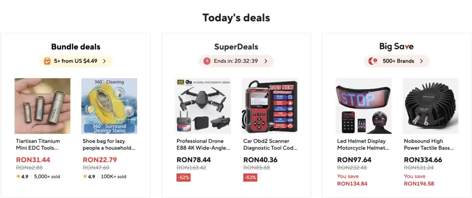 AliExpress akciós újság (érvényes eddig: 6-10)