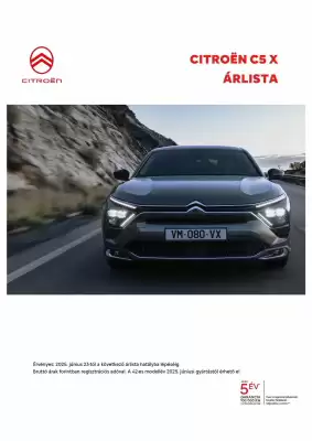 Citroën akciós újság (érvényes eddig: 31-10)