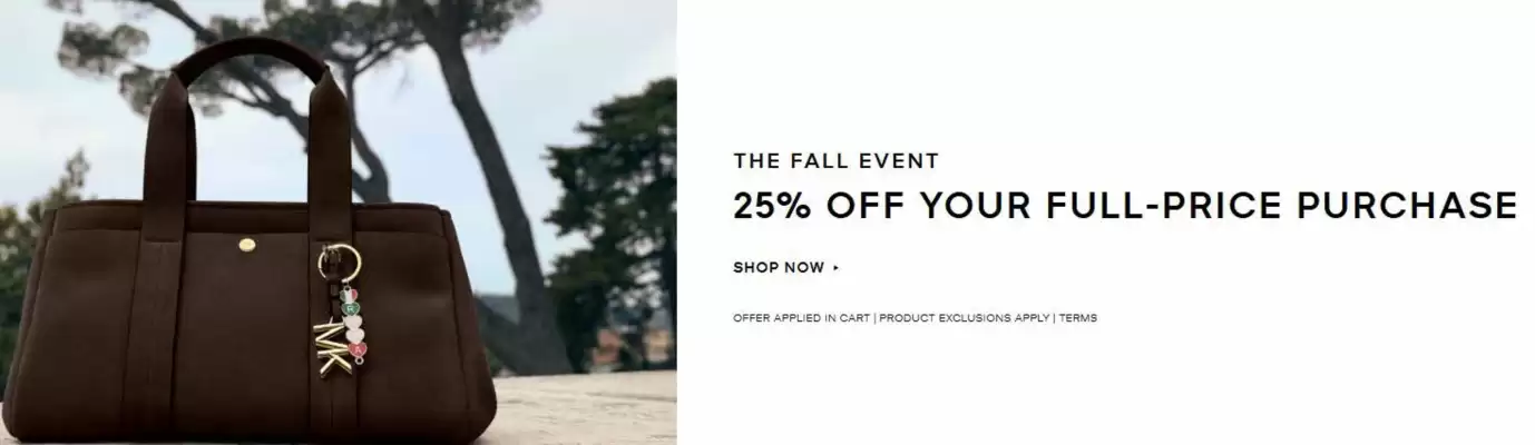 Michael Kors flyer (valid until 30-09)