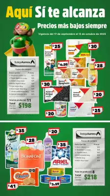 Folleto Bodega Aurrerá (válido hasta 13-10)