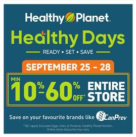 Healthy Planet flyer Page 1