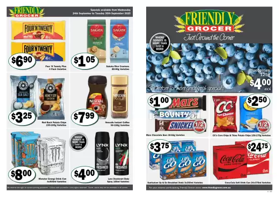 Friendly Grocer catalogue (valid until 30-09)