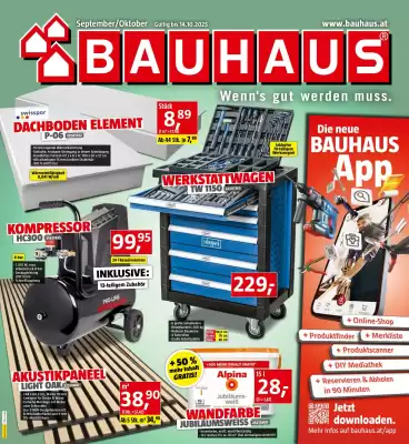 Bauhaus Flugblatt (gültig bis 14-10)
