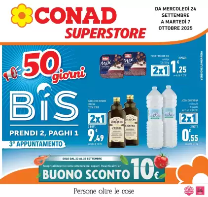 Volantino Conad Superstore (valido fino al 7-10)