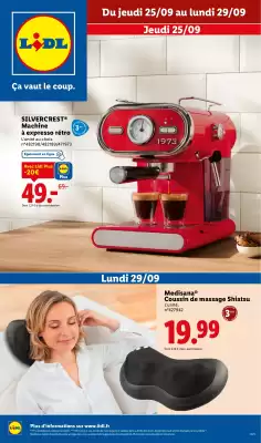 Catalogue Lidl (valable jusqu'au 29-09)