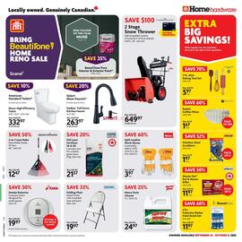 Home Hardware flyer week 39 Page 1