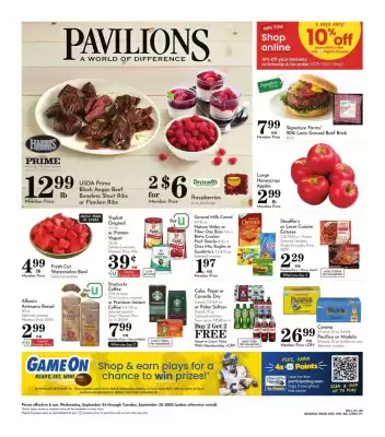 Pavilions weekly ad