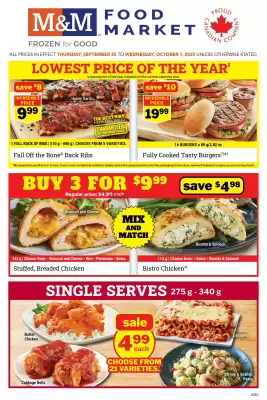 M & M Food Market flyer