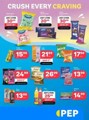 PEP catalogue (valid until 12-10)