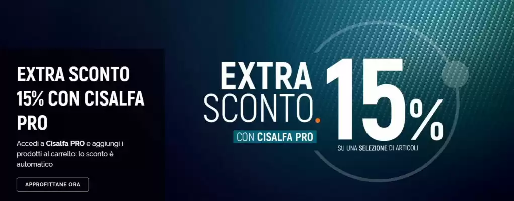 Volantino Cisalfa Sport (valido fino al 16-12)
