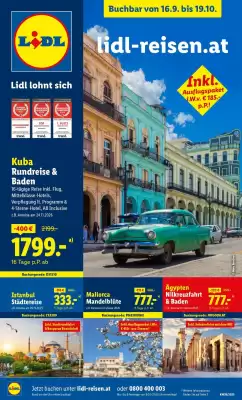 Lidl Reisen Prospekt (gültig bis 19-10)