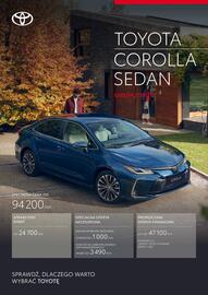 Toyota gazetka | Corolla sedan Strona 1