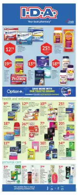 IDA Pharmacy flyer (valid until 8-10)