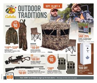 Cabela's flyer Page 1