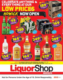 Shoprite Liquor catalogue week 39 Page 1