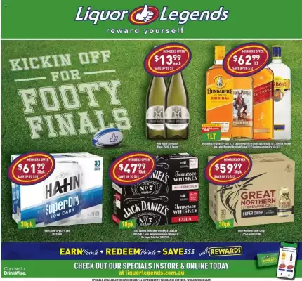 Liquor Legends catalogue (valid until 21-10)
