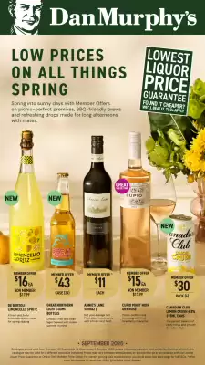 Dan Murphy's catalogue (valid until 8-10)