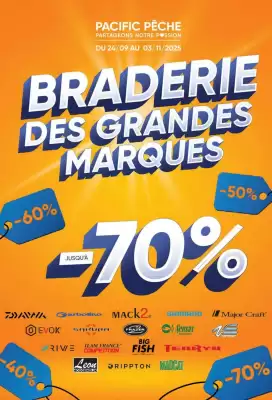 Catalogue Pacific Pêche (valable jusqu'au 3-11)