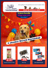 Huisdier Voordeelshop folder Pagina 1