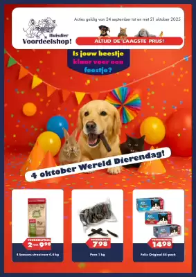 Huisdier Voordeelshop folder (geldig t/m 5-10)